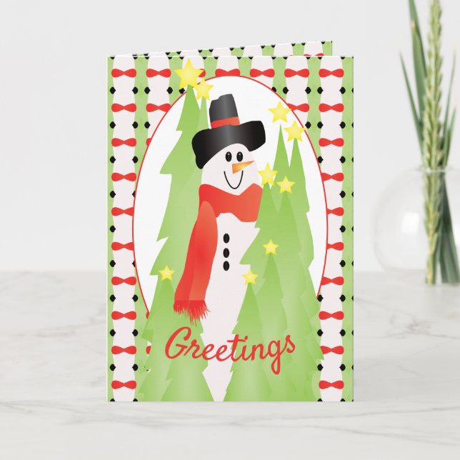 Saludos Para La Alegría De Navidad (Anverso)