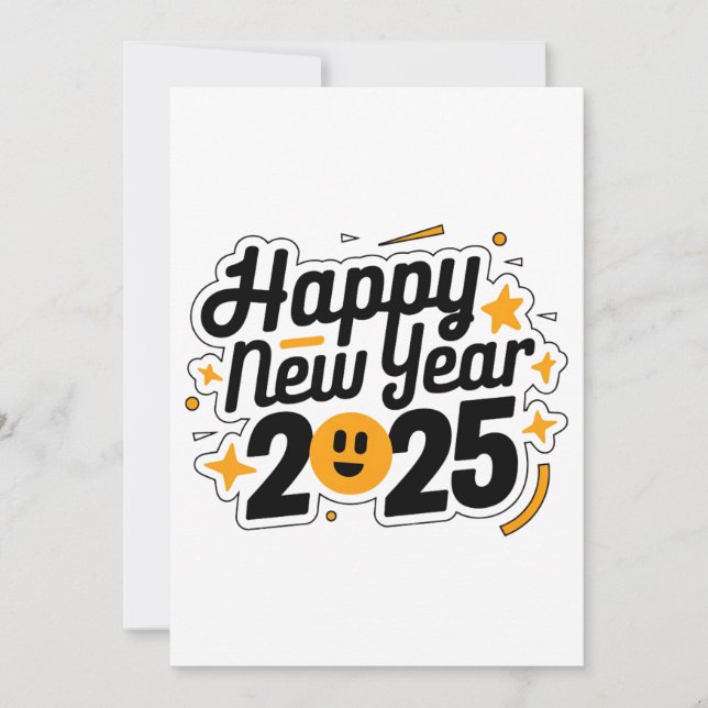 Saludos para una tarjeta de Navidad de un 2025 Bri (Anverso)