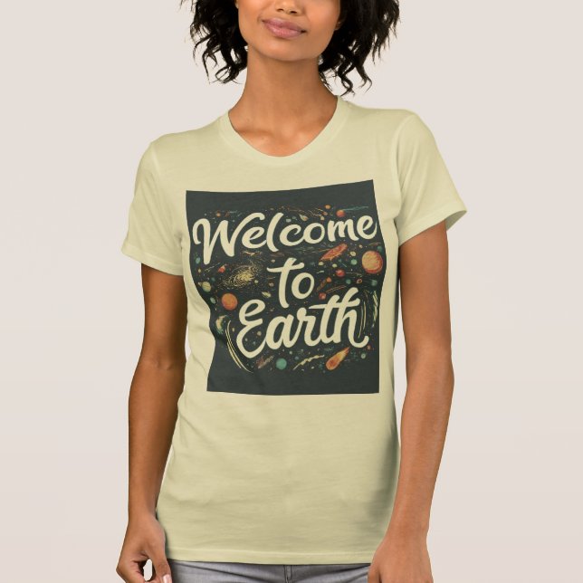 Saludos terrenales Nuevo diseño de camisetas 🤗 (Anverso)