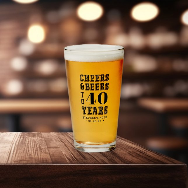Saludos y cervezas a 40 años cualquier cumpleaños  (Subido por el creador)