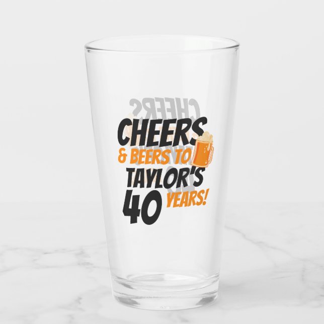 Saludos y cervezas Cumpleaños Personalizado (Reverso)