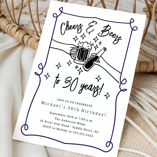 Saludos y cervezas Invitación al cumpleaños (Subido por el creador)