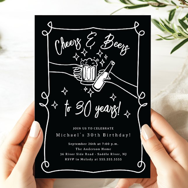 Saludos y cervezas Invitación al cumpleaños (Subido por el creador)