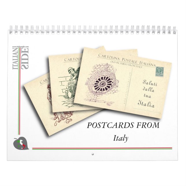 ¡Saluti dall'Italia! Calendario (Tapa)