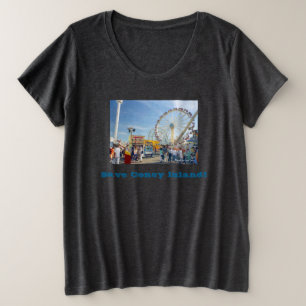 ¡Salva Coney Island! Camiseta para Damas Tallas Gr