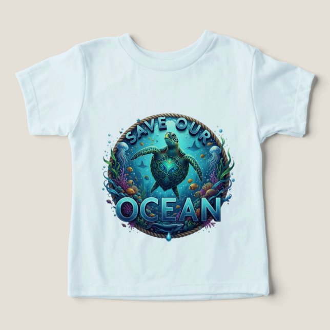 SALVA NUESTRO OCÉANO (Diseño delantero )