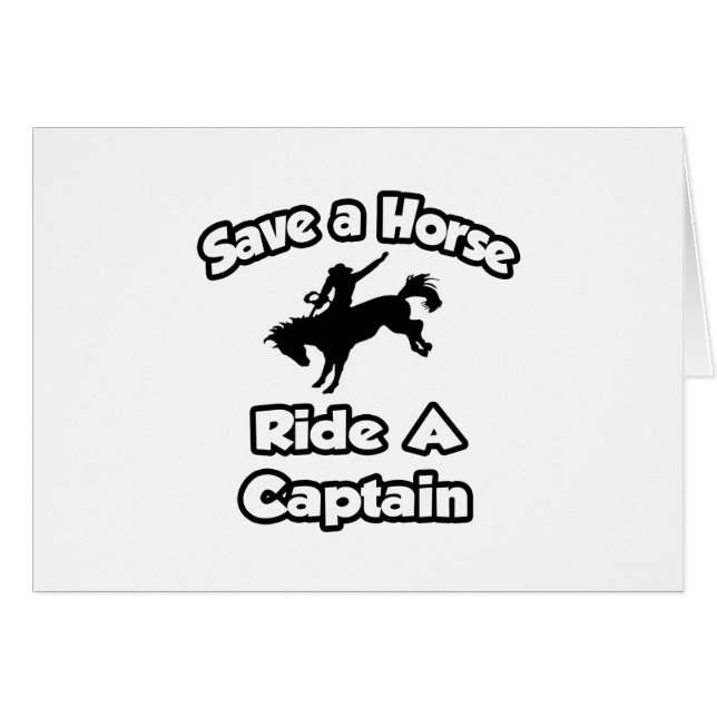Salva un caballo, corre un capitán (Anverso (Horizontal))