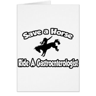 Salva un caballo, corre un gastroenterólogo