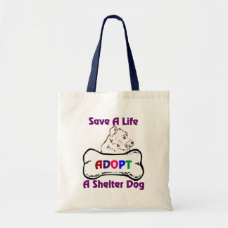 Salva Una Vida Adopta Una Bolsa De Tote Para Perro
