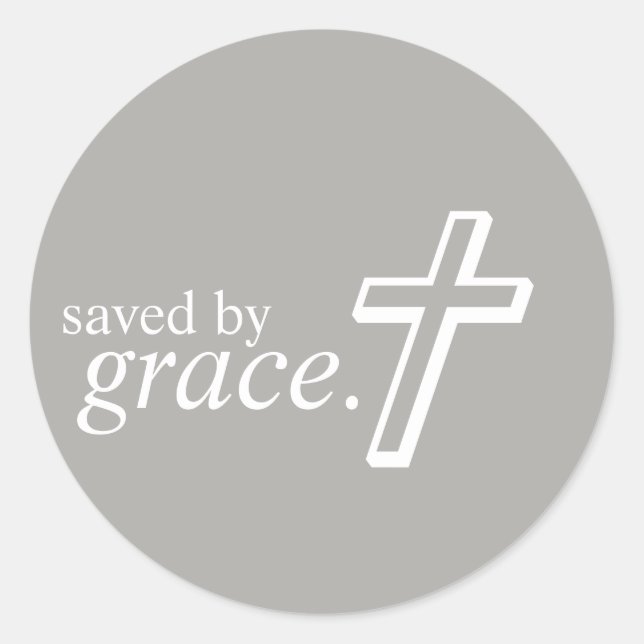 Salvado por Grace. ✞ | PEGATINAS (Anverso)