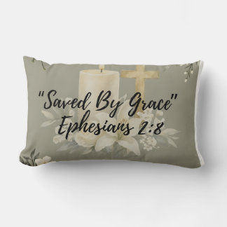 “Salvado por Gracia” Almohada Cristiana | Efesios