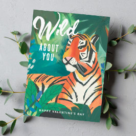 Salvaje sobre ti El día de San Valentín de tigres