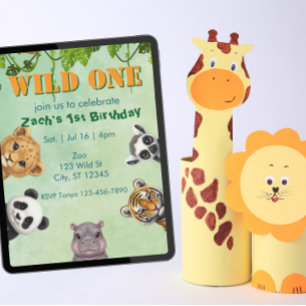 Salvaje Uno, Invitación de cumpleaños número 1 de 
