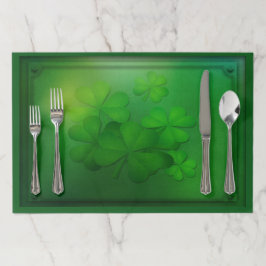 Salvamantel De Papel El día de St Patrick - tréboles