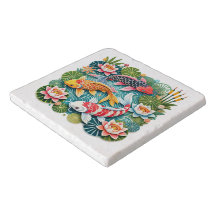 Bañarse en Koi en un estanque lleno de Lotus