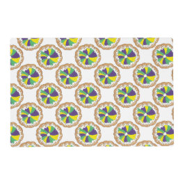 Salvamanteles Carnaval del Rey Pastel de Nueva Orleans NOLA Mard