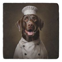 Chef de Chocolate Lab Perro