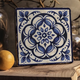 Salvamanteles Cocina floral holandesa Delft Blue Repro