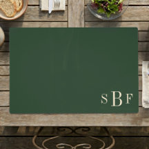 Comedor moderno de terciopelo verde bosque con mon
