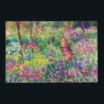 Salvamanteles El jardín Iris de Claude Monet<br><div class="desc">El jardín Iris de Claude Monet.
Visita mi tienda para un diseño más interesante y más elección de color => zazzle.com/colorfulworld*</div>