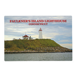 Salvamanteles Faulkners Island Lighthouse Connecticut Placemat