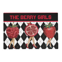 Las damas Personalizados de las Berries Rojas Lami