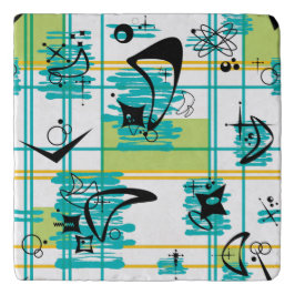 Salvamanteles Madras de mediados del siglo