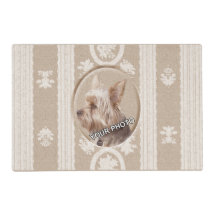 Mascota Beige Foto damasco floral de estilo románt