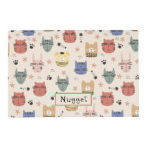 Mascotas coloridos Personalizados Reversibles Rosa