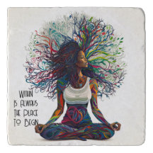 Mujer inspirada en Trivet