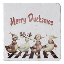 Navidades Trivet Merry Ducksmas