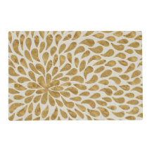 Pétalos de flores doradas