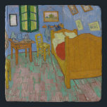 Salvamanteles Pintura de dormitorio Vincent Van Gogh<br><div class="desc">Pintura de obra maestra Van Gogh - Esta pintura de Vincent van Gogh llamada The Bedroom es una pintura de su habitación de 1889,  en el Instituto de Arte de Chicago. Era su dormitorio en Arles,  Francia,  que decoró y creó este cuadro de su dormitorio.</div>