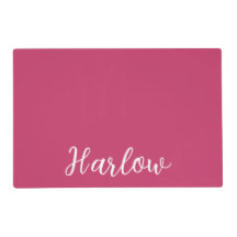 Placemat de comida Mascota personalizada | Nombre