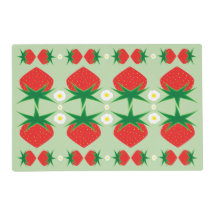 Placemat Wipeable de fresa
