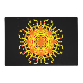 Salvamanteles Plexo solar Chakra - Ana Rosa de la mandala de oro