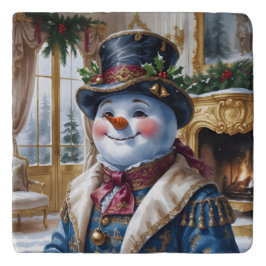 Salvamanteles Polar Bear Santa Christmas Design
