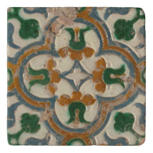Repro Español Geométrico Azulejos Floral
