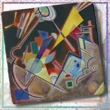 TRIVET de piedra - "Tiefes Braun" - Kandinsky