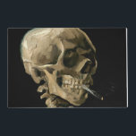 Salvamanteles Vincent van Gogh - Calavera con cigarrillo en llam<br><div class="desc">Cabeza de un Skeleton con un cigarrillo en llamas / Calavera con cigarrillo en llamas / Crane de squelette fumant une cigarrillo - Vincent van Gogh,  1885</div>