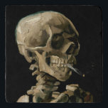 Salvamanteles Vincent van Gogh - Calavera con cigarrillo en llam<br><div class="desc">Cabeza de un Skeleton con un cigarrillo en llamas / Calavera con cigarrillo en llamas / Crane de squelette fumant une cigarrillo - Vincent van Gogh,  1885</div>