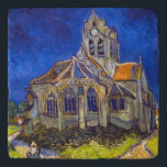 Salvamanteles Vincent van Gogh - La Iglesia de Auvers<br><div class="desc">Iglesia de Auvers / l'Eglise à Auvers-sur-oise por Vincent Van Gogh en 1890</div>