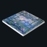 Salvamanteles Water Lilies, 1919, de Monet<br><div class="desc">Water Lilies,  famoso cuadro de Claude Monet de 1919,  con colores sólidos coordinados de color rosado-violeta y azul Monet,  listos para mezclarse y coincidir.</div>