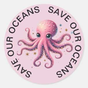 Salvar a nuestros Pegatinas del Octopus en los océ