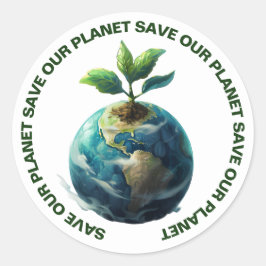 Salvar a nuestros Pegatinas del planeta