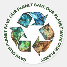 Salvar a nuestros Pegatinas del planeta