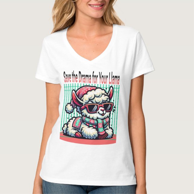 Salvar el drama por tu llama graciosa camiseta (Anverso)