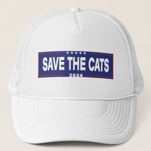 Salvar el sombrero Cats Trucker (Anverso)