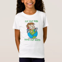Salvar la camiseta de nuestros niños de la Tierra