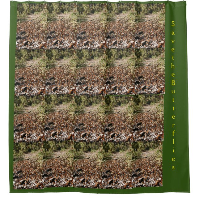 Salvar la cortina de ducha de las mariposas (Anverso)